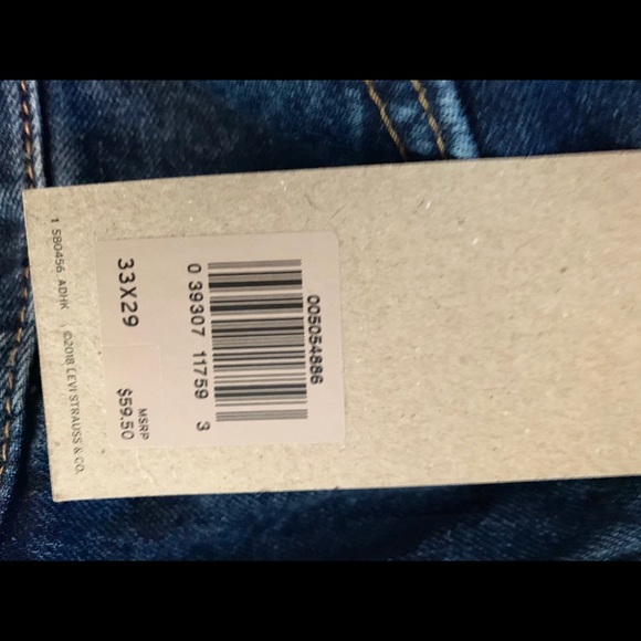 NWT Men’s Levi 505 Regular Straight Leg Jeans - Picture 7 of 7